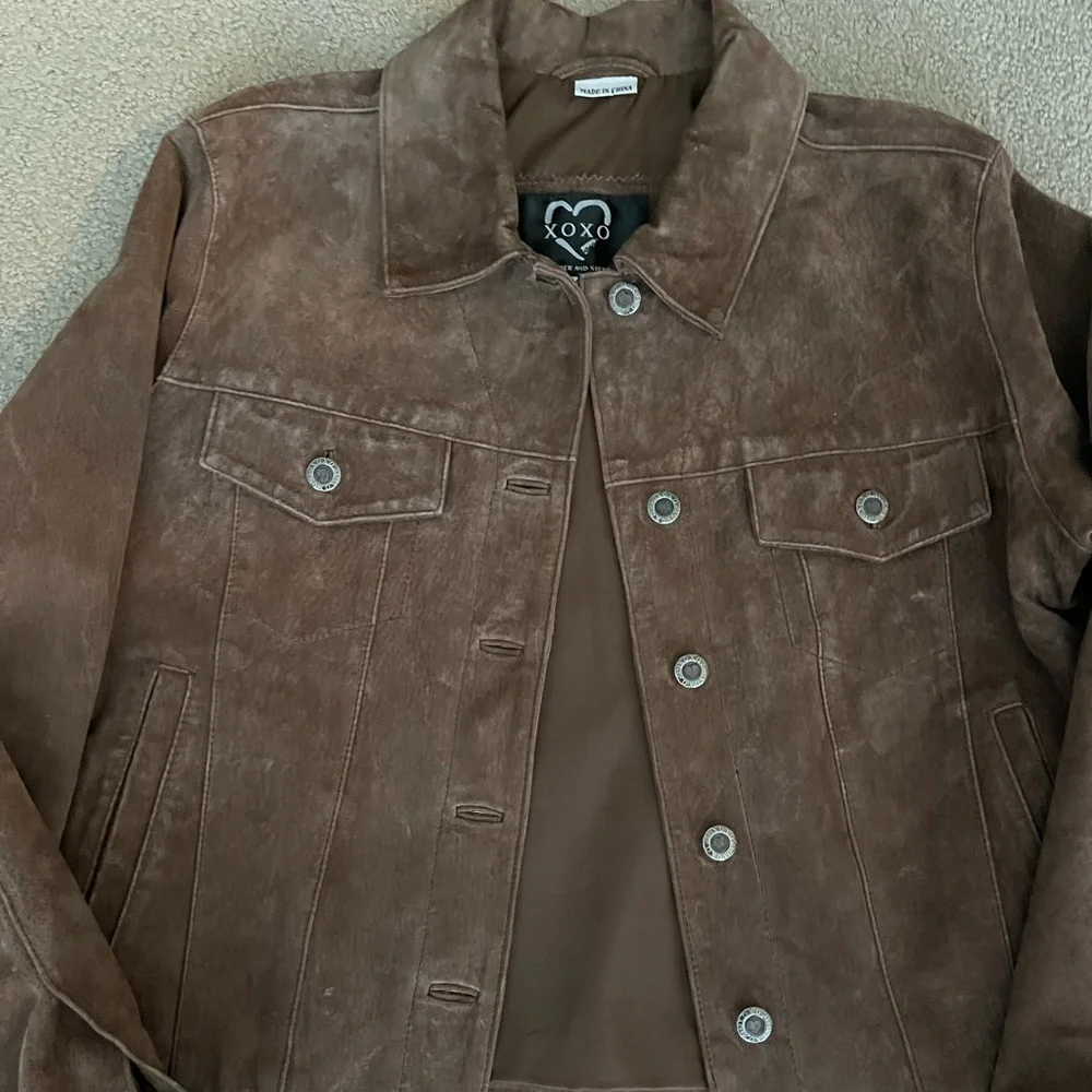 Xoxo leather snd suede jacket - Picture 6 of 6